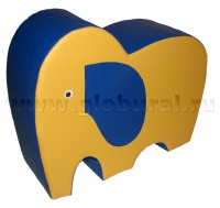 Напольная игрушка "Слон" с аппликацией (ВИК) - «globural.ru» - Тихорецк