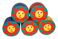 Пуфик «Солнышко» d=50*25см (ВИК) - «globural.ru» - Тихорецк