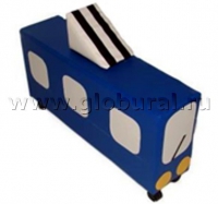 Напольная мягкая игрушка «Троллейбус» каталка - «globural.ru» - Тихорецк