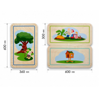 Набор стеновых панелей «Мир сказки - У Лукоморья» - «globural.ru» - Тихорецк