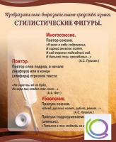 Стенд "Стилистические фигуры" в ассортименте - «globural.ru» - Тихорецк