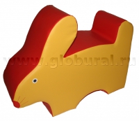 Напольная игрушка "Заяц" с аппликацией (ВИК) - «globural.ru» - Тихорецк