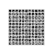 Поле aruco-меток, не бликующая поверхность 101 метка - «globural.ru» - Тихорецк