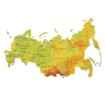 Физическая карта России из дерева на стену "Родина моя" 900×511×30мм - «globural.ru» - Тихорецк