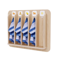 Детская вешалка для полотенец в центральную группу из коллекции «НЕГА» - «globural.ru» - Тихорецк