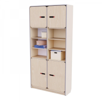 Рабочий стеллаж для воспитателя из коллекции «НЕГА» (цвет бежевый) - «globural.ru» - Тихорецк