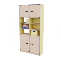 Рабочий стеллаж для воспитателя из коллекции «НЕГА» (цвет желтый) - «globural.ru» - Тихорецк