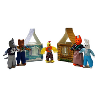 Набор шагающих кукол к сказке "Заюшкина избушка" - «globural.ru» - Тихорецк