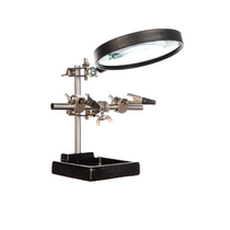 Держатель третья рука с лупой - «globural.ru» - Тихорецк