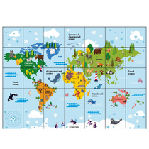 Коврик для логобота Пчелка "Карта Мира" - «globural.ru» - Тихорецк