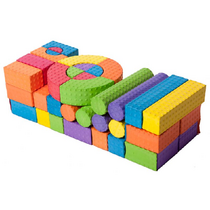 Конструктор мягкий 52 блока - «globural.ru» - Тихорецк