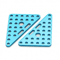 Треугольная пластина из анодированного алюминия Triangle Plate 6*8 (Pair) - «globural.ru» - Тихорецк
