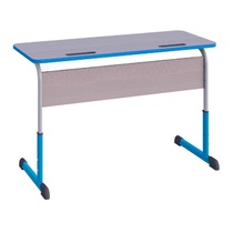 Парта двухместная Smarty Key с полиуретановой кромкой регулируемая по высоте - «globural.ru» - Тихорецк