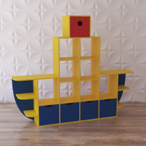 Стеллаж для игрушек "Пароход" - «globural.ru» - Тихорецк