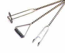 Комплект массажных логопедических зондов "Универсальный" на витых ручках с колечком (3 штуки) - «globural.ru» - Тихорецк