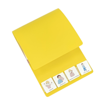 Коммуникативная книга с карточками PECS/ПЭКС (Маленькая, цвет желтый) - «globural.ru» - Тихорецк