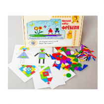 Игровой набор Фребеля "Конструктор плоскостной-4" (Серия "Эксперимент") - «globural.ru» - Тихорецк