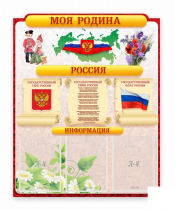 Стенд "Наша родина Россия" - «globural.ru» - Тихорецк