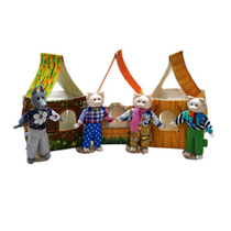 Набор шагающих кукол к сказке "Три поросенка" - «globural.ru» - Тихорецк