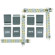 Комплект из 8 Коммуникативных книг с карточками PECS/ПЭКС (Маленькие, цвет серый) - «globural.ru» - Тихорецк