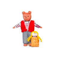 Набор шагающих кукол к сказке "Маша и медведь" - «globural.ru» - Тихорецк