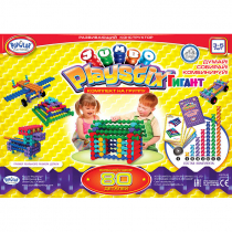 Развивающий конструктор "Плейстикс" Гигант. С дорожной сумкой. Комплект на группу - «globural.ru» - Тихорецк