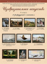 Набор репродукций "Изобразительное искусство" 4 класс (10 репродукций) - «globural.ru» - Тихорецк