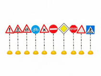Комплект стоек "Дорожные знаки № 1" - «globural.ru» - Тихорецк