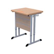 Стол ученический одноместный на плоскоовальной трубе 3-7 гр.р. - «globural.ru» - Тихорецк