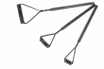 Комплект массажных логопедических зондов "Ежиная семья" на толстых ручках с накаткой - «globural.ru» - Тихорецк