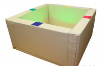 Интерактивный сухой бассейн с кнопками-переключателями 150х150х66см. - «globural.ru» - Тихорецк