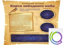 Стенд "Карта звездного неба" - «globural.ru» - Тихорецк