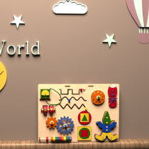 Бизиборд "Весёлые игры" - «globural.ru» - Тихорецк