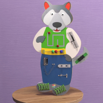 Бизиборд «Волчок-серый бочок» - «globural.ru» - Тихорецк