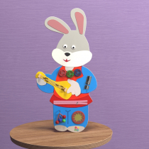 Бизиборд «Зайчик-побегайчик» - «globural.ru» - Тихорецк