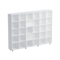 Шкаф-стеллаж без дверок (белый) - «globural.ru» - Тихорецк