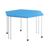 Комплект столов - трапеция (нерегулируемый) на 2 -х колесах - «globural.ru» - Тихорецк