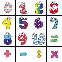 Тематическое поле-маршрутизатор «Цифры» для мини-робота Bee-Bot - «globural.ru» - Тихорецк