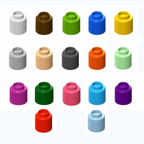  Элемент конструктора одиночный одноцветный Color Blocks 100 штук - «globural.ru» - Тихорецк