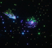 Фиброоптический ковер “Млечный путь” настенный 450 точек 200х100 - «globural.ru» - Тихорецк