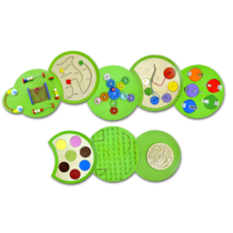 Тактильно-развивающая панель "Гусеница Жужа" - «globural.ru» - Тихорецк