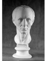 Гипсовая голова Гай Юлий Цезарь - «globural.ru» - Тихорецк
