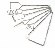 Комплект "Постановочные зонды с витыми ручками с колечком (шариковый зонд на витой ручке)" (7 штук) - «globural.ru» - Тихорецк