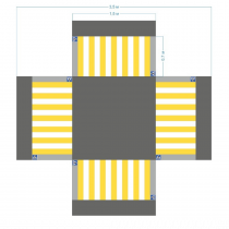 Имитация четырехстороннего перекрестка 5,5*4,5 м - «globural.ru» - Тихорецк
