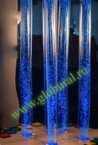 Интерактивная воздушнопузырьковая трубка «Ручеек» с пультом управления - «globural.ru» - Тихорецк