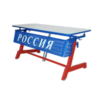 Стол ученический двухместный "Патриот-2п" на газовом лифте (р.гр. № 3-7 и наклоном столешницы ) - «globural.ru» - Тихорецк