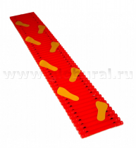 Дорожка массажная со следами(в чехле из кожи) - «globural.ru» - Тихорецк