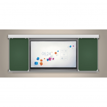 Многофункциональная раздвижная система аудиторных досок 65'' - «globural.ru» - Тихорецк