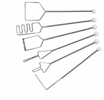 Комплект "Постановочные зонды с витыми ручками кочергой и 6 шариками" (6 штук) - «globural.ru» - Тихорецк