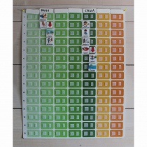 Панель для визуального расписания с цветными ячейками - «globural.ru» - Тихорецк